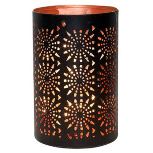 Porte-bougie votif en fer fait à la main, lanterne ronde en métal décorative pour la décoration de la maison et les centres de table de mariage - Product Image 6