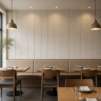 Panneau mural WYRAX léger en PU imitation pierre, effet roche brisée, crème taupe charbon, pour la rénovation des murs d'accentuation des magasins de détail