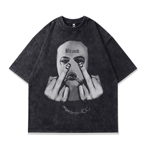 เสื้อยืด DTF ของผู้ชายเสื้อยืดออกกำลังกายแขนสั้นผ้าคอตตอนระบายอากาศทรงหลวมผ้าคอตตอนน้ำหนักเบาเสื้อ100% - Product Image 1