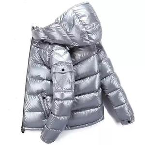 Custom <b>Men's</b> Winter Puffer Bubble <b>Jackets</b> Detachable Hood Custom Logo Nylon Thick Warm Outdoor Utility <b>Jackets</b> for <b>Men</b> - Product Image 2