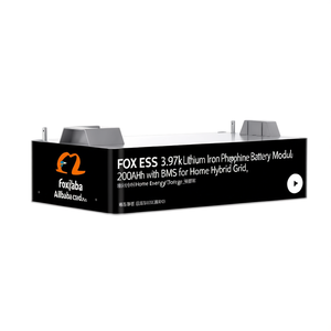 โมดูลแบตเตอรี่ลิเธียมไอรอนฟอสเฟต Fox ESS 3.97kWh 200Ah พร้อมระบบจัดการแบตเตอรี่ (BMS) สำหรับระบบไฮบริดกริดในบ้าน - Product Image 2