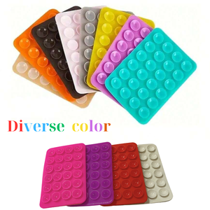 Sided <b>Silicone</b> Suction Phone Case Suction Cup Phone Holder Hands-Free Fidget Toy Mirror Shower Phone Holder - Product Image 3