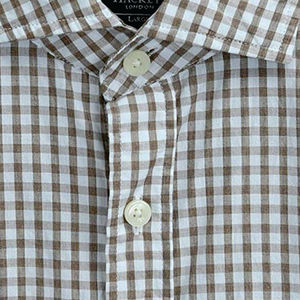 1 Uds logotipo personalizado nuevo poliéster italiano camisas de manga larga para hombre Casual blanco negro camisas de ajuste regular para hombres de manga larga - Product Image 2