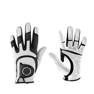 Guantes de golf de cuero con dedos completos para uso en exteriores Venta caliente Diseño de su propio logotipo Guante de golf suave - Product Image 6