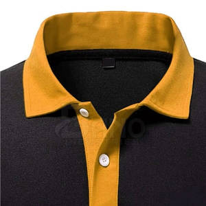 Hombres profesionales para Polos hechos a medida con algodón transpirable de alta calidad/tela de punto de bambú nuevo estilo - Product Image 5