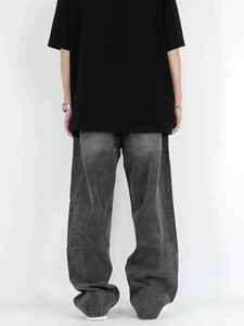 Pantalones Vaqueros de Hombre Estilo Vintage Personalizados, Corte Recto, Cintura Media, 100% Algodón, Ajuste Clásico, Impermeables, Bordados, Ecológicos, Ropa de Trabajo - Product Image 4