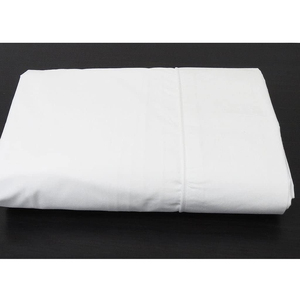 2022 nueva llegada blanco CALIDAD DE Hotel hoja plana logotipo personalizable mejor precio Venta caliente estilo liso dormitorio juego de cama - Product Image 2