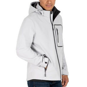 Chaqueta Softshell Impermeable con Logotipo Personalizado al por Mayor, Chaqueta de Senderismo con Capucha Cortavientos para Hombre, Fabricante de Softshell OEM - Product Image 4