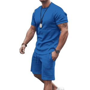 Meilleur fabricant OEM ODM service coton respirant sublimation impression manches courtes été ensemble pas cher coton et respirant - Product Image 4