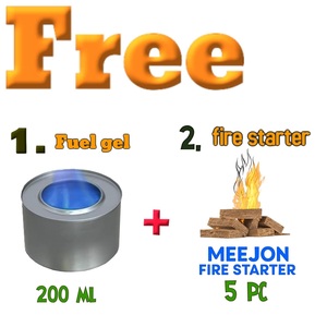 Handcrafted Modern Metal <b>Fire</b> Pit Natural <b>Gas</b> <b>Portable</b> 9999 BTU Patio Warmth Garden Social Evenings Outdoor Decorative - Product Image 5