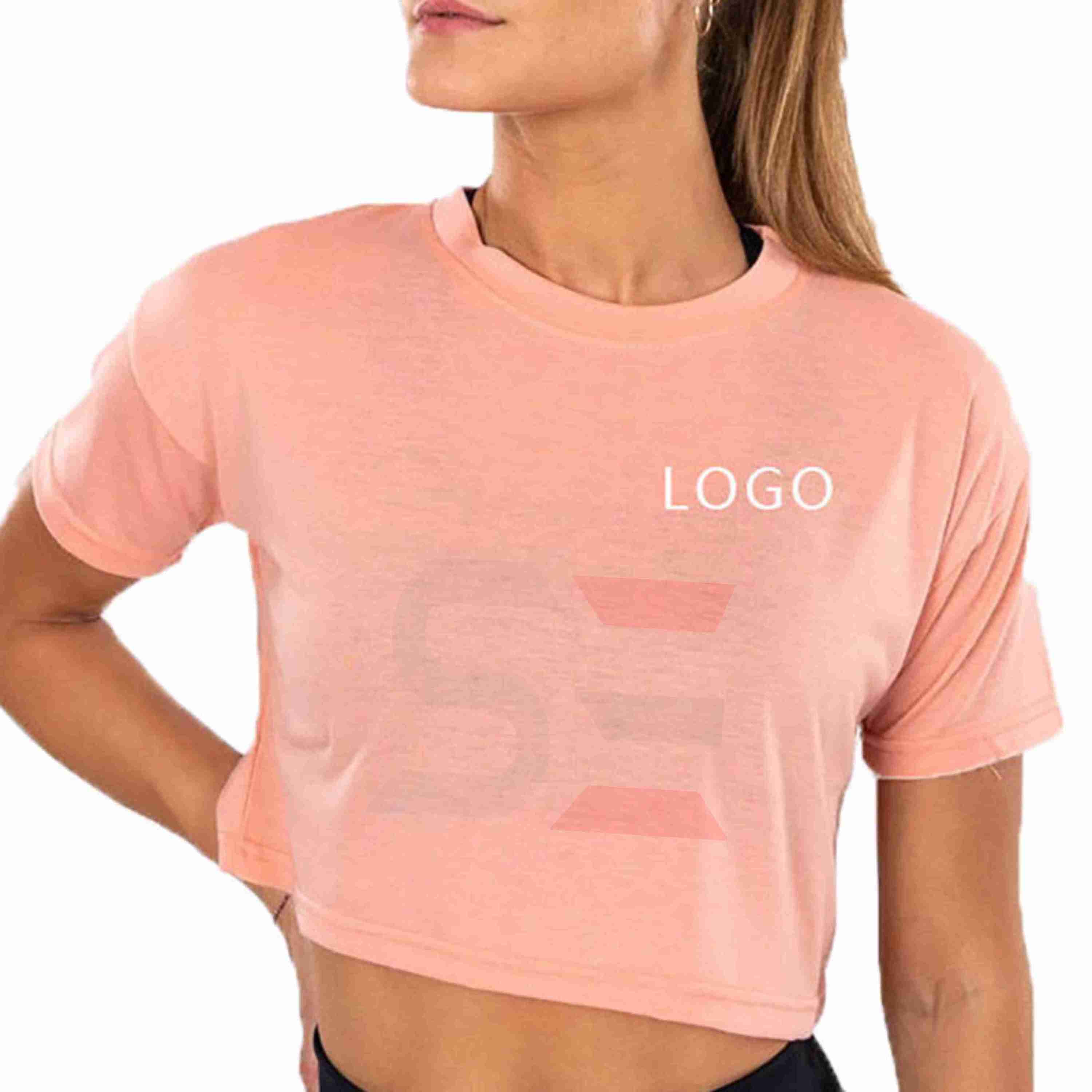 Women's Crop Tank Top Active Wear Summer Breathable Quick Dry Polyester/Cotton Body Contour Sleeveless Double Lined Yoga Shirts