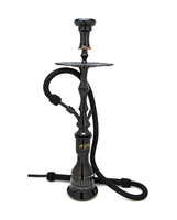 Vente en gros usine Narguilé moderne en verre de grande taille avec miroir, ensemble de chicha de bar, design personnalisé, aluminium de luxe FALAH HH50