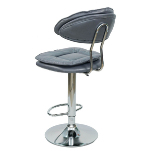 GAKJB-675 Contemporary <b>Bar</b> <b>Stool</b> with <b>Adjustable</b> Height Faux Leather Cushion Simple Design for Farmhouse or <b>Bar</b> Use - Product Image 2