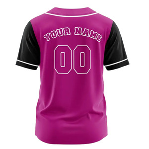 ชุดเครื่องแบบเสื้อเบสบอลผ้าเจอร์ซี่แบบสั่งทำชุดเปล่าวัสดุที่ดีที่สุดตามต้องการ - Product Image 3