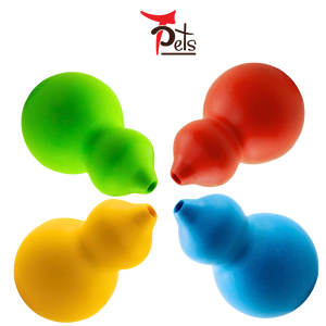 Les jouets en caoutchouc en forme de gourde peuvent avoir des graines à l'intérieur pour augmenter l'intelligence du chien (petite taille) - Product Image 6