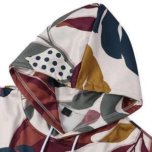 Sudadera con capucha de sublimación de patrón sólido con estilo Calidad Premium 100% Poliéster Cómodo y cálido para cualquier ocasión de invierno - Product Image 3