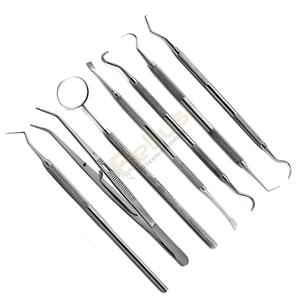 Kit de examen dental OEM, juego de higiene bucal multiusos, pinzas de sonda de espejo de acero inoxidable más vendidas, herramientas de cuidado bucal - Product Image 2
