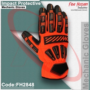 ถุงมือช่างแบบกําหนดเองป้องกันแรงกระแทกคุณภาพสูงสําหรับใช้ประจําวัน 2024 ถุงมือช่างขายส่งถุงมือหนังจากปากีสถาน - Product Image 3