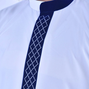 Al Daffah Thobe รูปแบบใดๆแขนยาวผู้ชาย Jubba Thobe 100% คุณภาพสูงปักที่กําหนดเองทํา thobe ยอดนิยม kaftan - Product Image 3
