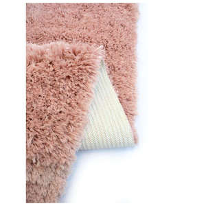 Soft <b>Washable</b> Pink Shaggy <b>Rug</b> for Living Room Bedroom Tufted Polyester Rectangle Carpet - Product Image 4