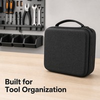 Série de boîtes à outils personnalisées en EVA avec fermeture à glissière, poignée de transport et inserts en mousse pour le rangement des outils