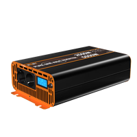 Convertisseur d'énergie HOULI 5000W monophasé à onde sinusoïdale pure 12V/24V DC vers 110V/220V AC, efficacité 90%, 50/60Hz, pour maison, voiture, camping-car, camion