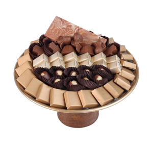 Bol à chocolat créatif en métal finition miroir Bol de service à chocolat de style moderne Présentoir à desserts pour les mariages et la décoration de fête - Product Image 2