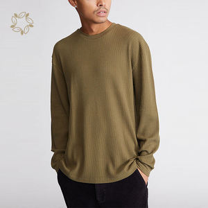 Camiseta de cuello redondo de verano con estampado de logotipo personalizado de manga larga para hombre de algodón puro de alta calidad para hombre envío DDP - Product Image 3