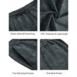 Short de course athlétique décontracté pour hommes été séchage rapide Fitness court confort ceinture élastique couleur unie personnalisé - Product Image 6