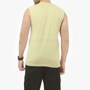 Nueva Llegada, Camiseta Deportiva Casual de Punto para Hombre, Transpirable, Ecológica, de Poliéster/Algodón, con Logotipo Personalizado, Venta al Por Mayor - Product Image 2