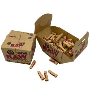 Boîte en papier pliable personnalisée avec embouts coniques en relief, pour feuilles à rouler en coton naturel non raffiné, format King Size, emballage de rangement - Product Image 5