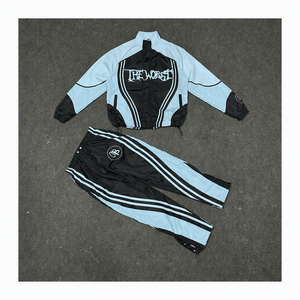 Conjunto Deportivo Informal de Dos Piezas para Hombre, Chaqueta Cortavientos Transpirable y Ligera, Pantalones Deportivos para Correr, Entrenamiento y Actividades Deportivas - Product Image 5