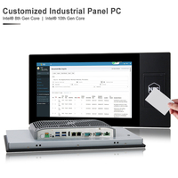 PC industriel mural OEM/ODM de 13,3 pouces avec processeurs Core i3, DDR4, NFC, 1920*1080, ordinateur embarqué