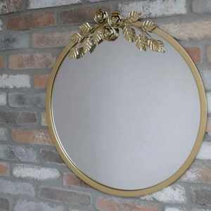 Fabricante y exportador de cabina de espejo de pared de metal moderno más vendido con diseño de flores de precio barato de alta calidad - Product Image 6