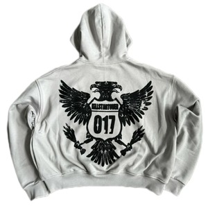 Y2k nouveau Style américain motif complet imprimé sweat à capuche blanc rue Harajuku polyvalent ample surdimensionné homme Hoodi Goth - Product Image 2