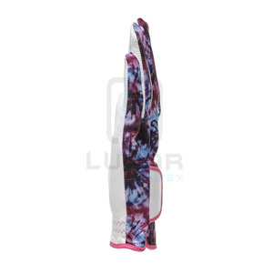 Cabretta-Guantes de golf de cuero para mujer, ligeros, piel de oveja, sublimación, agarre cósmico, comodidad y sin presión - Product Image 2