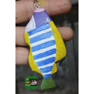 Sculpture artisanale en bois de poisson du Vietnam, décoration côtière, art mural, sculpture de table, souvenir, présentoir de vente au détail - Product Image 2