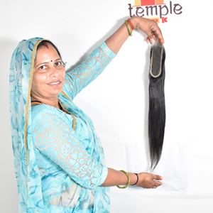 2*6 Fermeture Cuticule Alignée Tissage Indien Vierge Non Traité Extensions Humaines Naturel Noir Couleur Vague Économiquement Femmes - Product Image 3