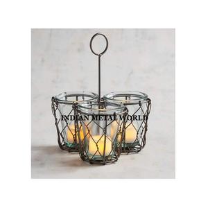 Indoor and Outdoor Metal and <b>Glass</b> <b>Candle</b> <b>Holder</b> Bestest Quality Customized Shape Votive <b>Candle</b> <b>Holder</b> - Product Image 5