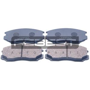 Set di pastiglie freno anteriori FEBEST (0401-CBF) - Product Image 1