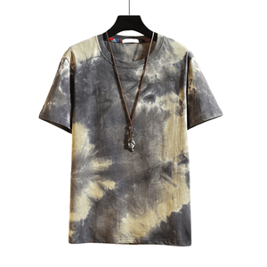 Top Trending Men's <b>Tie</b> Dye T Shirts Short Sleeve Crew Neck Loose Fit Cotton Jersey Summer Casual Streetwear Acid Washed T-shirt - Product Image 5
