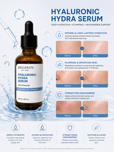Suero Hidratante ERIGERON con Ácido Hialurónico, Pantenol y Ceramida para una Hidratación Profunda, Cuidado Calmante y Protección de la Barrera Cutánea - Product Image 6