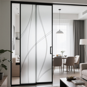 ฟิล์มตกแต่งกระจกฝ้า/แกะสลักแบบทันสมัยคุณภาพสูงเคลือบพื้นผิวกระจกกันน้ำฟิลม์สีกราฟิก - Product Image 2