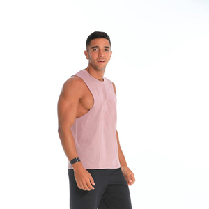 Débardeur sans manches pour homme Logo personnalisé Athlétique Gym Fitness Workout Course à pied Sports Grande taille Débardeur en coton pour homme avec OEM - Product Image 6