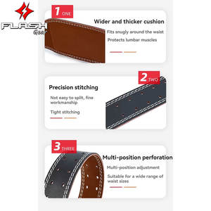 เข็มขัดยกน้ำหนักสำหรับสควอท รองรับการออกกำลังกายหนัก ป้องกันเอว รองรับหลัง เสริมความมั่นคง สำหรับพาวเวอร์ลิฟติ้ง ดึงลึก ดึงหนัก วัสดุ EVA กันลื่น - Product Image 5
