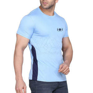 Camiseta de gimnasio de tela cómoda del fabricante de Pakistán, camiseta de gimnasio de color personalizada informal de estilo personalizado - Product Image 3