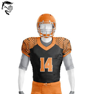 Uniforme de fútbol americano para hombre de diseño personalizado de alta calidad, último estilo, ropa de equipo Unisex, técnica deportiva con estampado corto - Product Image 3