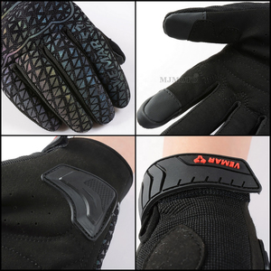 1306 Unisex Cold Weather Windproof Full Finger Mittens Fleece Lined Warm Winter Anti-Slip Touch Screen Gloves Daily Use - Product Image 6