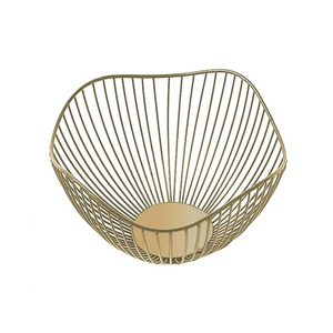 Almacenamiento de alambre de apilamiento plegable de acero galvanizado Industrial, contenedor de alambre de tela plegable de Metal, cesta para uso en cocina - Product Image 4