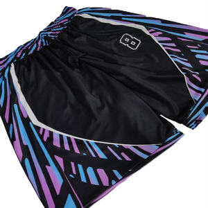 New Custom Latest Fashion <b>Top</b> Quality Embroidery Reversible Basketball Jersey <b>Laker</b> Basketball Uniform Jersey Set - Product Image 3